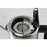 WMF Küchenminis Vario Wasserkocher aus Glas mit integriertem Teesieb 1 Liter