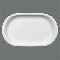 Seltmann Compact weiß Platte oval 33 x 19,5 cm Fleischplatte Gemüseplatte