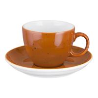 Seltmann Coup Fine Dining Country Life Cappuccinotasse 2 tlg. Terracotta