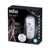 Braun Epilierer Silk-epil 7 7-651 Wet & Dry mit 8 Extras und gratis Bikinitrimmer