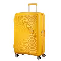 American Tourister Soundbox Spinner 77/28 Golden Yellow erweiterbar