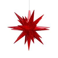 Herrnhuter A1E Jahresstern 2023 rot glitter 13 cm Stern Weihnachtsstern