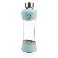 Equa Active Mint Trinkflasche aus Glas 550 ml mit Silikonboden
